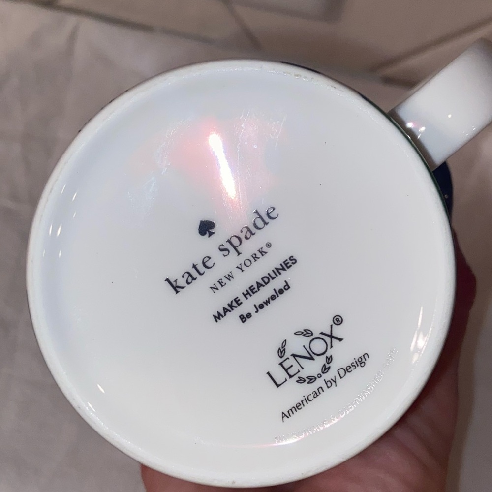 Nwob Kate Spade New York Lenox Charm Be Jeweled Mug - Picture 7 of 10